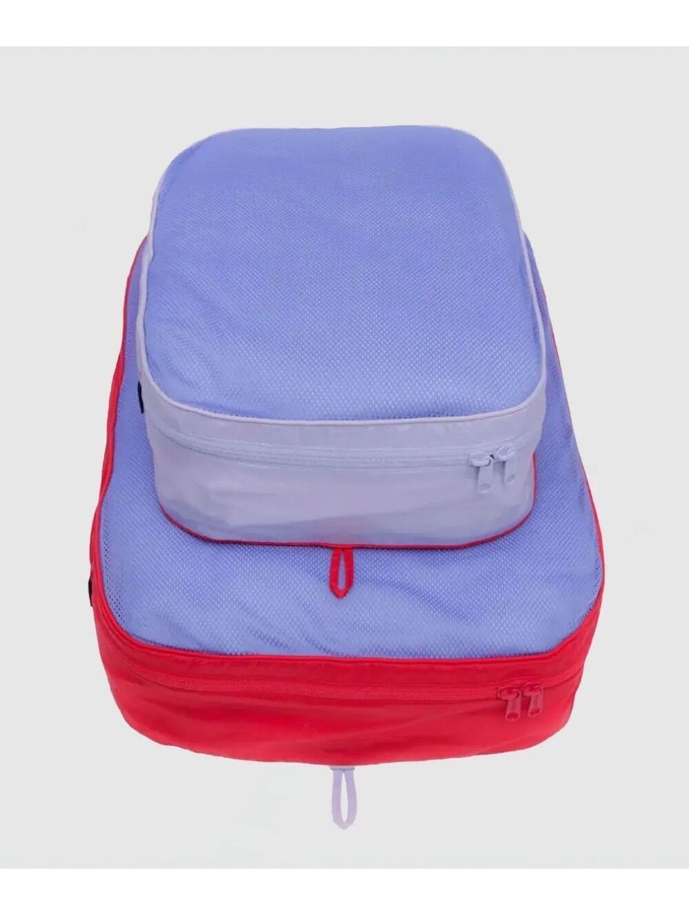 NWOT BUNDLE BAGGU PACKING CUBES BAGS PURPLE/RED COMBO